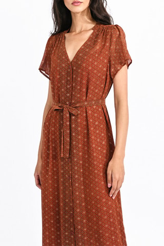 Robe longue - Rouge brique - Molly Bracken