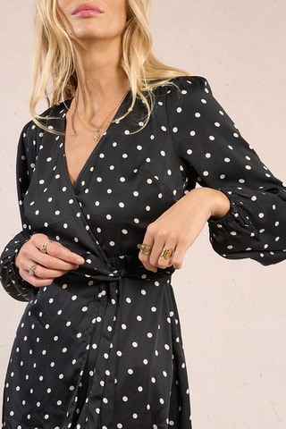 Robe portefeuille - Noir - Molly Bracken