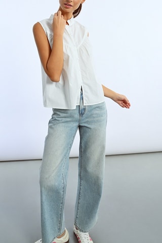 Chemisier - Blanc - Lili Sidonio x Molly Bracken