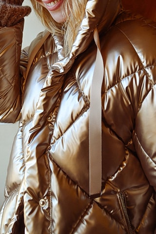 Doudoune à capuche - Doré - Molly Bracken
