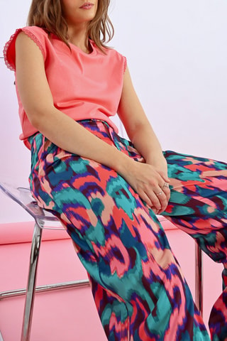 T-shirt sans manches - Corail - Lili Sidonio x Molly Bracken