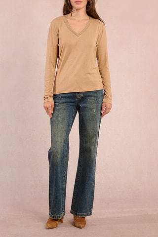 Blouse - Camel - Molly Bracken