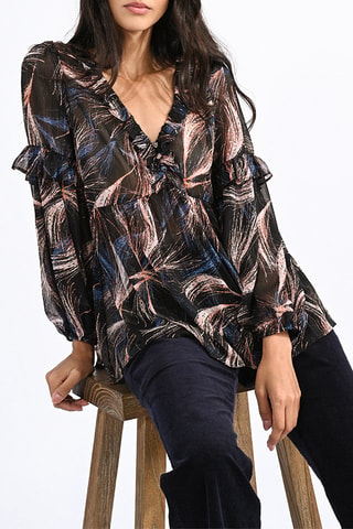 Blouse en dentelle - Noir - Molly Bracken