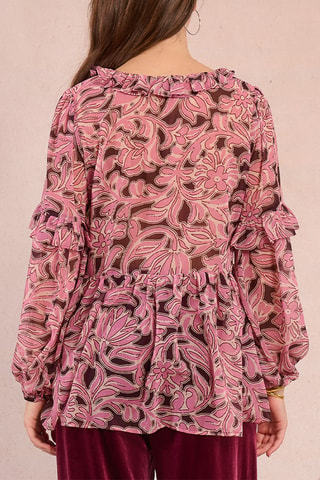 Blouse - Bordeaux - Molly Bracken