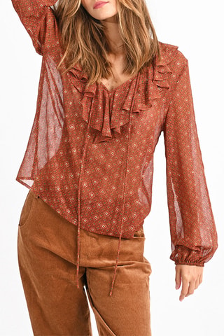 Blouse - Marron - Molly Bracken