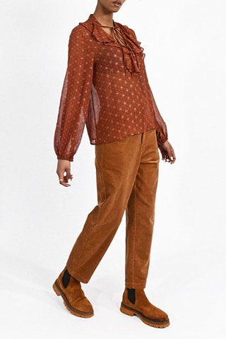 Blouse - Marron - Molly Bracken