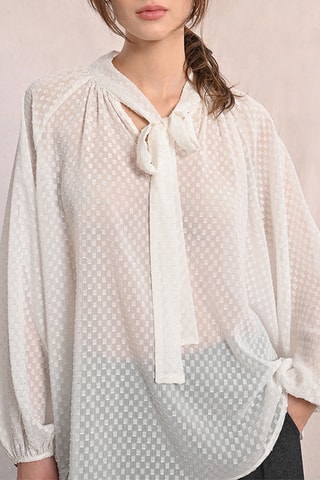 Blouse - Blanc - Molly Bracken