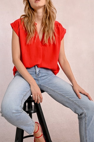 Blouse - Rouge - Molly Bracken