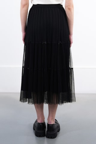 Jupe plissée taille haute - Noir - Lili Sidonio x Molly Bracken