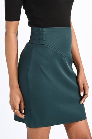 Minijupe taille haute - Vert - Molly Bracken