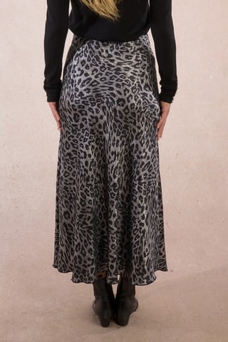 Jupe longue taille haute - Gris foncé - Molly Bracken