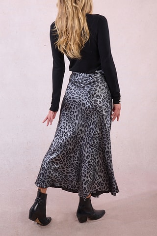 Jupe longue taille haute - Gris foncé - Molly Bracken