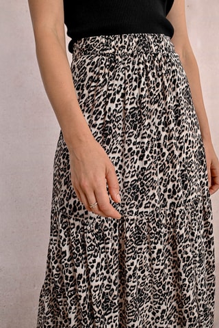 Jupe longue taille haute - Beige - Molly Bracken