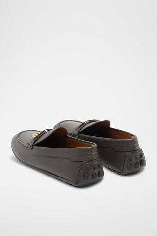Mocassins en cuir de veau - Marron foncé