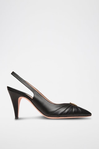 Escarpins en cuir d’agneau - Noir