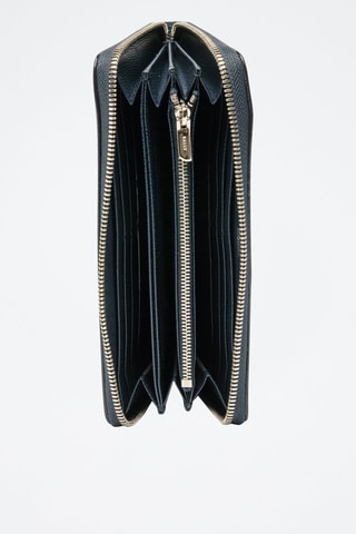 Compagnon en cuir - Blanc, noir et bleu