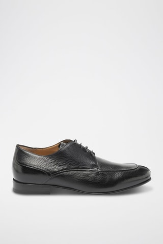 Derbys en cuir de cerf - Noir