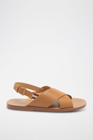 Sandales en cuir - Orange