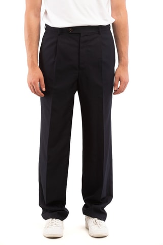 Pantalon en laine - Bleu