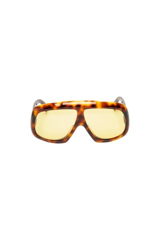 Lunettes de soleil femme -Catégorie 1 - Jaune et marron