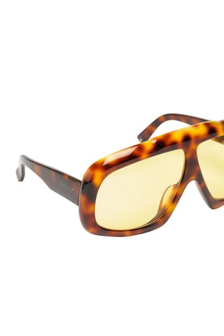 Lunettes de soleil femme -Catégorie 1 - Jaune et marron