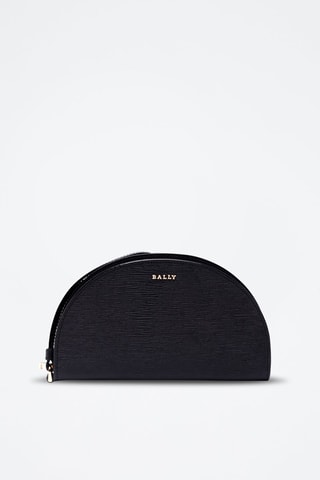 Pochette en cuir de veau - Noir