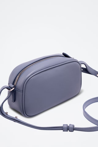 Sac bandoulière en cuir - Gris