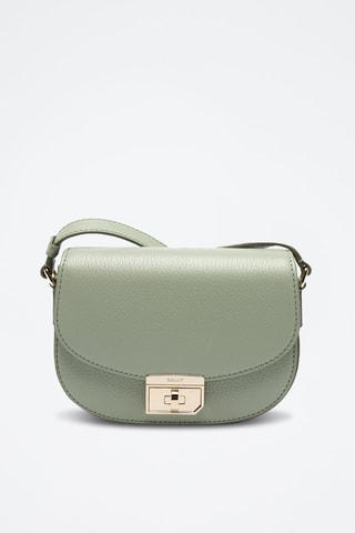 Sac bandoulière en cuir de veau - Vert d'eau