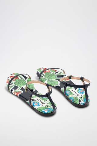 Sandales en cuir - Rose