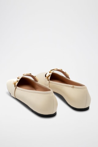 Babies en cuir d’agneau - Beige