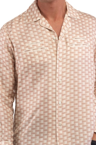 Chemise en soie - Bleu