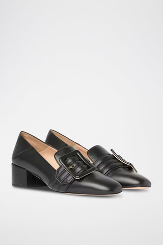Escarpins en cuir de veau - Noir