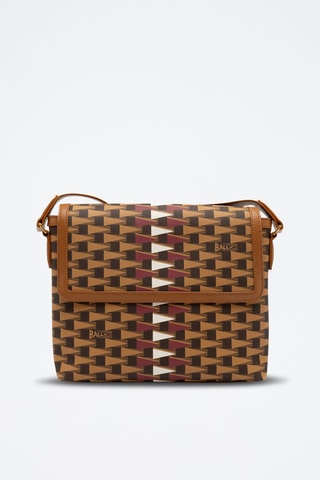 Sac bandoulière en cuir - Marron