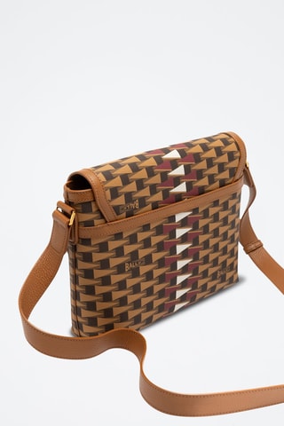 Sac bandoulière en cuir - Marron