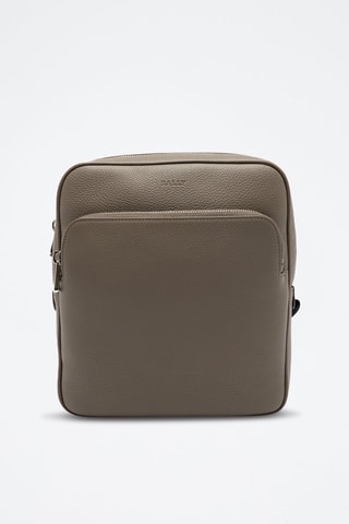 Sac bandoulière en cuir de veau - Marron