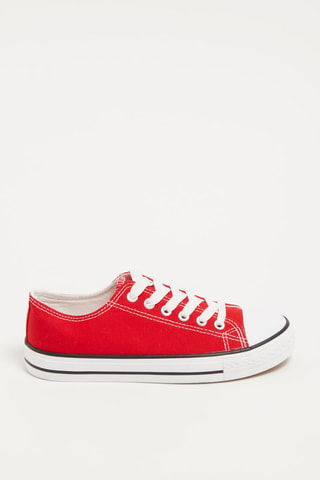 Zapatillas con plataforma - Rojo