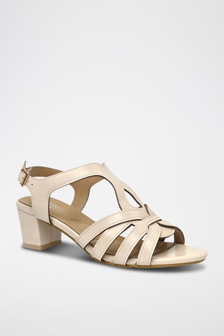 Sandales à talons - Beige