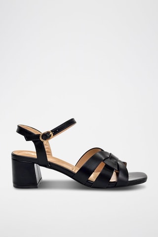 Sandales à talons - Noir