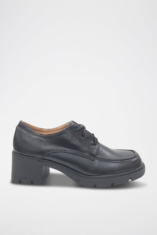 Derbys à talons - Noir