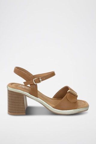 Sandales à talons - Camel
