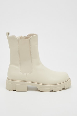 Bottines Chelsea -  Beige
