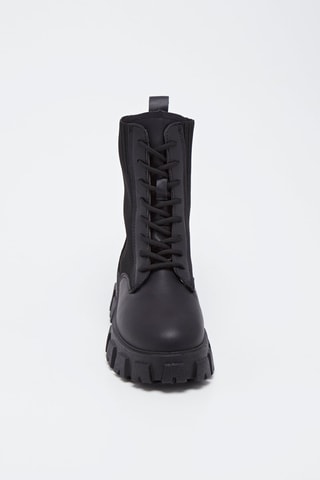 Bottines plateformes - 
Noir