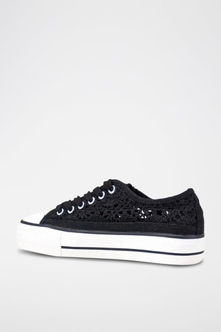 Zapatillas con plataforma - Negro