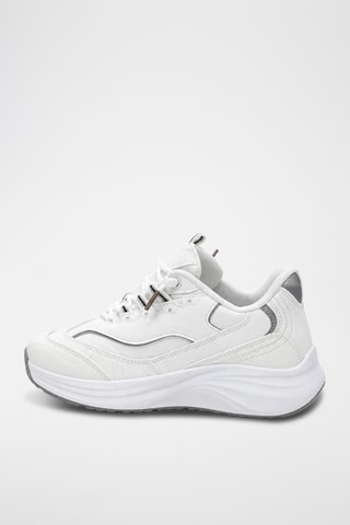 Zapatillas con plataforma - Blanco