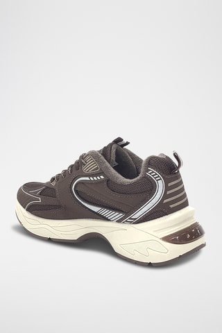Zapatillas de cuña - Marrón
