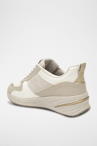 Zapatillas de cuña - Beige