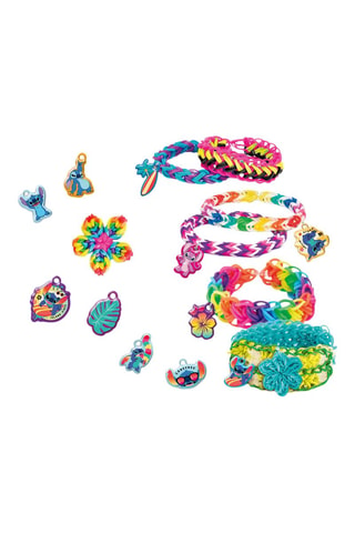 Kit de fabrication de bracelets élastiques Stitch Lilo et Stitch Disney - Dès 4 ans
