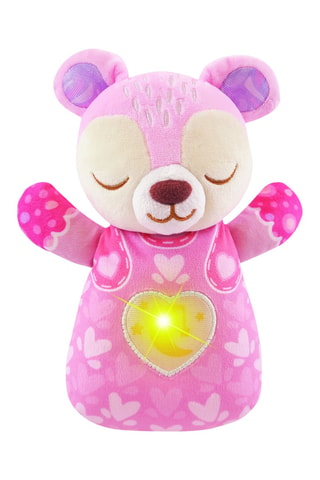 Veilleuse peluche Mon ourson Lumi Dodo - Rose - De 0 à 36 mois