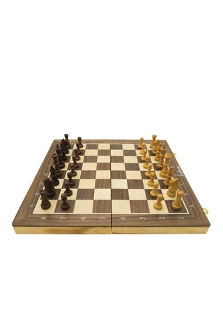 Jeu d’échecs magnétique en bois - Dès 7 ans