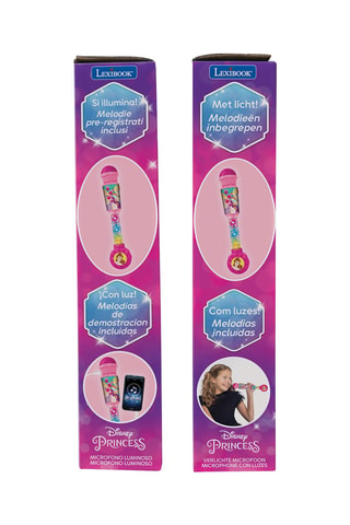 Microphone lumineux Princesses Disney - Dès 4 ans